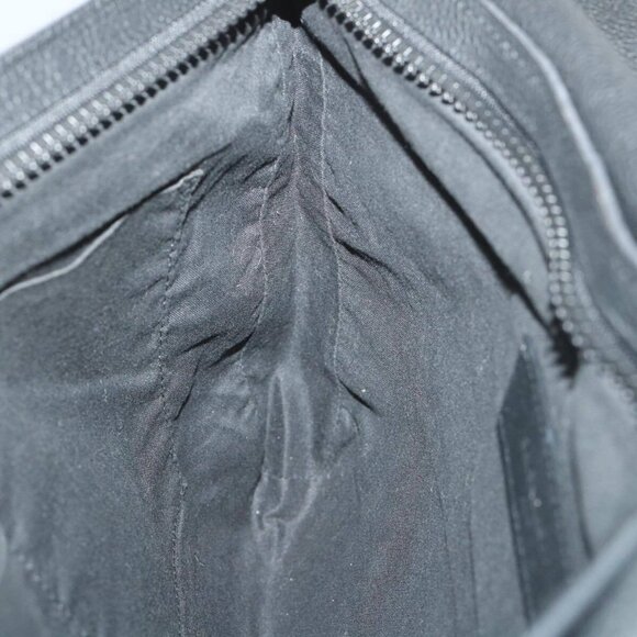 BALENCIAGA Clutch Bag Canvas Black Auth bs9026 - Picture 13 of 15